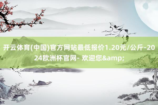 开云体育(中国)官方网站最低报价1.20元/公斤-2024欧洲杯官网- 欢迎您&