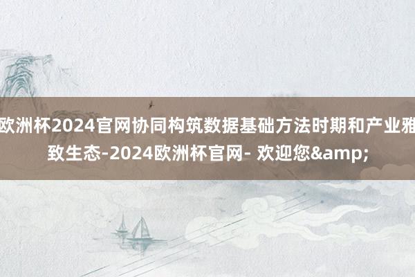 欧洲杯2024官网协同构筑数据基础方法时期和产业雅致生态-2024欧洲杯官网- 欢迎您&